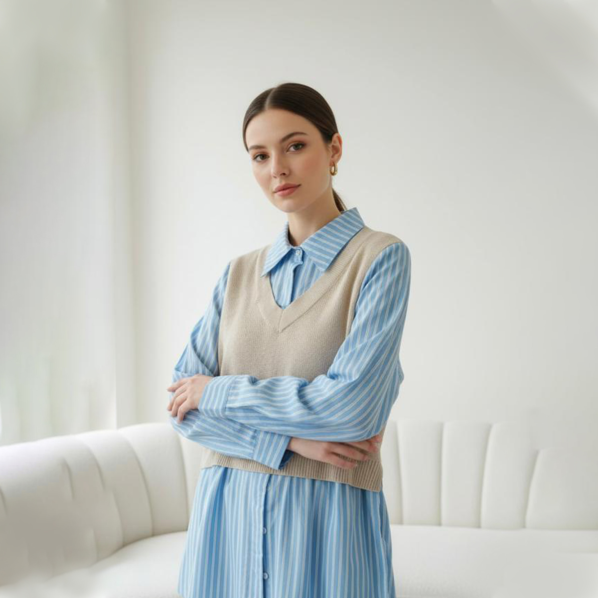 M9356-CARDIGAN SHIRT